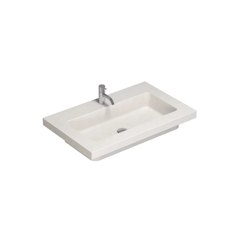 Dansani Calidris Unique Silestone servant måltilpasset D50,5 H1,2cm Blanco zeus / 80cm Dansani Baderomsservant DA-631708411