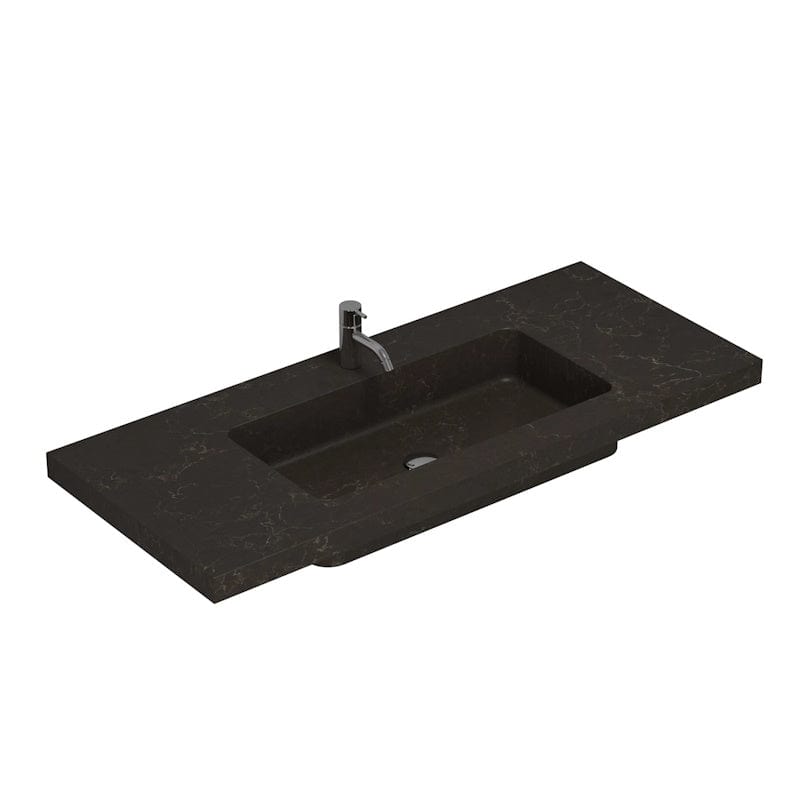 Dansani Calidris Unique Silestone servant måltilpasset D50,5 H1,2cm Calypso / 180cm Dansani Baderomsservant DA-631718414