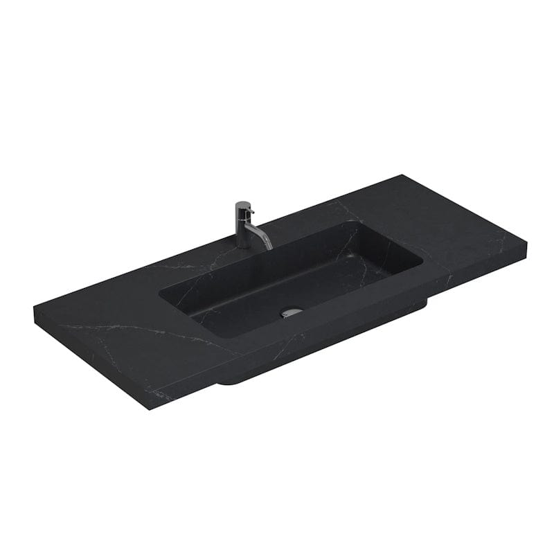 Dansani Calidris Unique Silestone servant måltilpasset D50,5 H1,2cm Charcoal soapstone / 120cm Dansani Baderomsservant DA-631712415