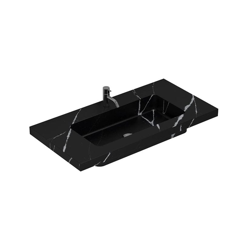 Dansani Calidris Unique Silestone servant måltilpasset D50,5 H1,2cm Eternal marguina / 100cm Dansani Baderomsservant DA-631710416