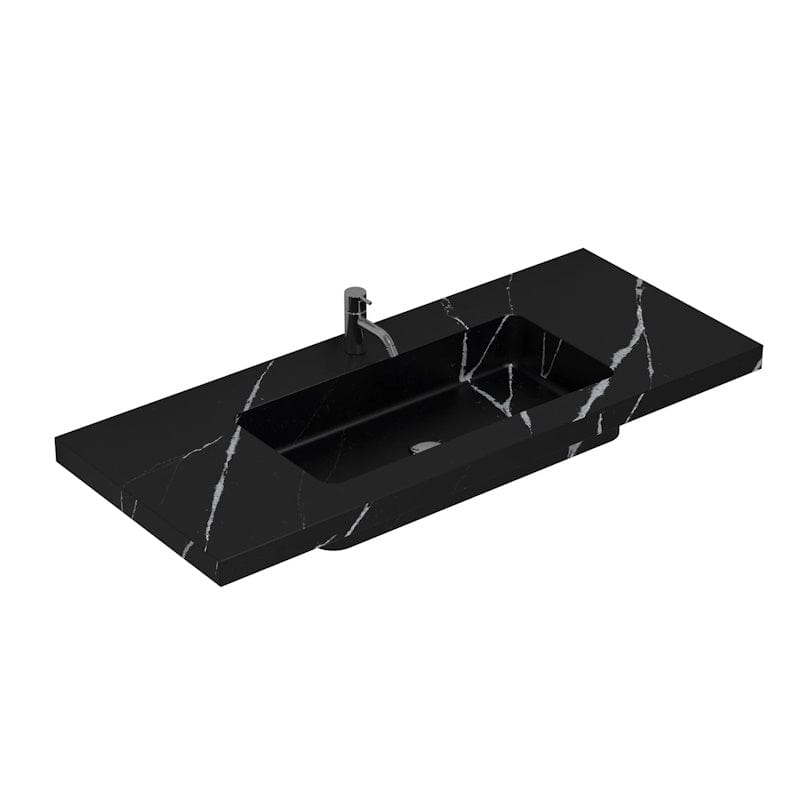 Dansani Calidris Unique Silestone servant måltilpasset D50,5 H1,2cm Eternal marguina / 160cm Dansani Baderomsservant DA-631716416