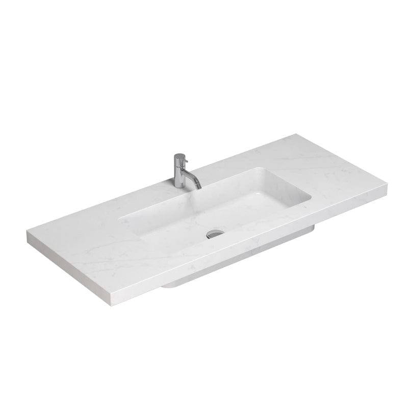 Dansani Calidris Unique Silestone servant måltilpasset D50,5 H1,2cm Eternal statuario / 160cm Dansani Baderomsservant DA-631716412