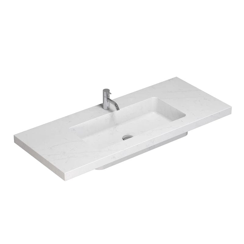 Dansani Calidris Unique Silestone servant måltilpasset D50,5 H1,2cm Eternal statuario / 180cm Dansani Baderomsservant DA-631718412
