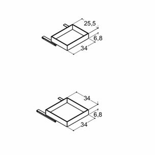 Dansani Calidris Uttrekksbrett til Høyskap