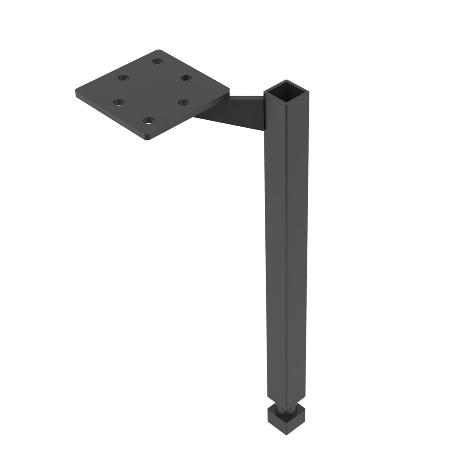 Dansani Classic Støtteben Svart / 20-24cm Dansani Tilbehør baderomsinnredning DA-842120028