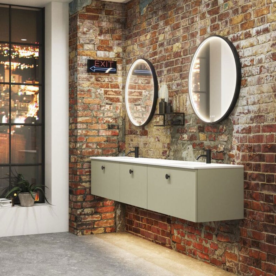 Dansani Fleksibel Hylle 39,6cm med 2 Glasshyller Dansani Baderomshylle DA-190304370