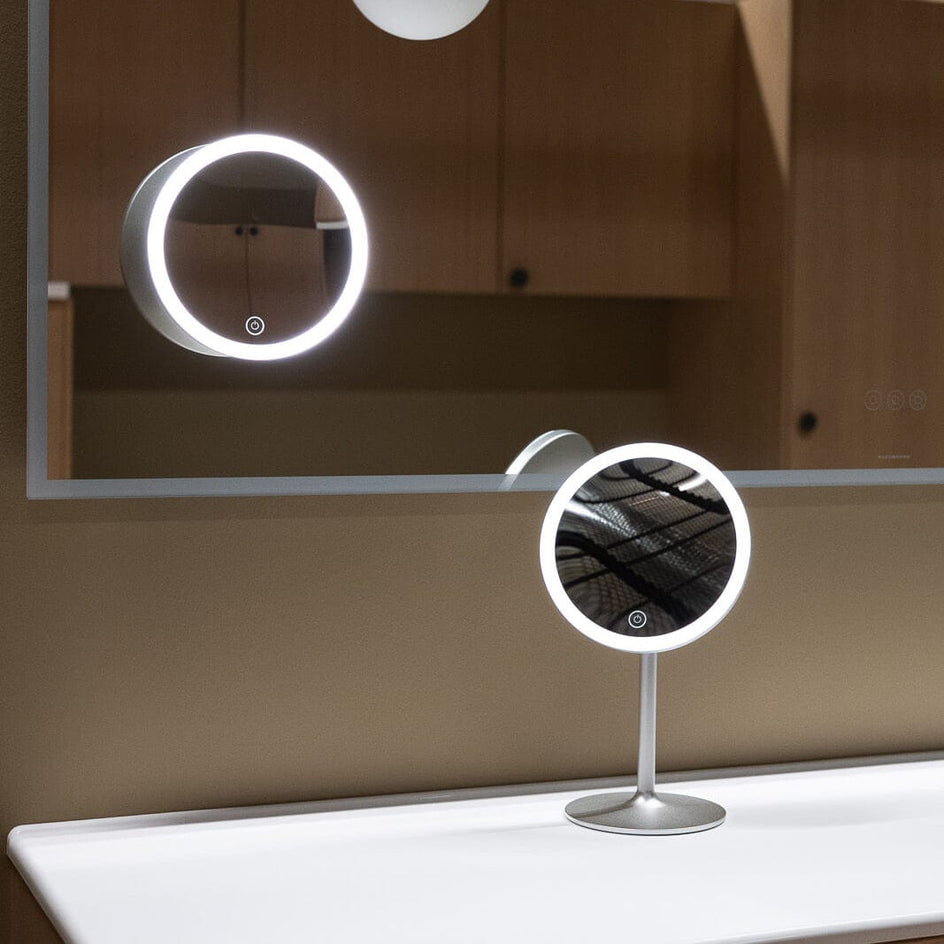 Dansani Handy LED Sminkespeil 5x på fot Krom Dansani Sminkespeil DA-190304390