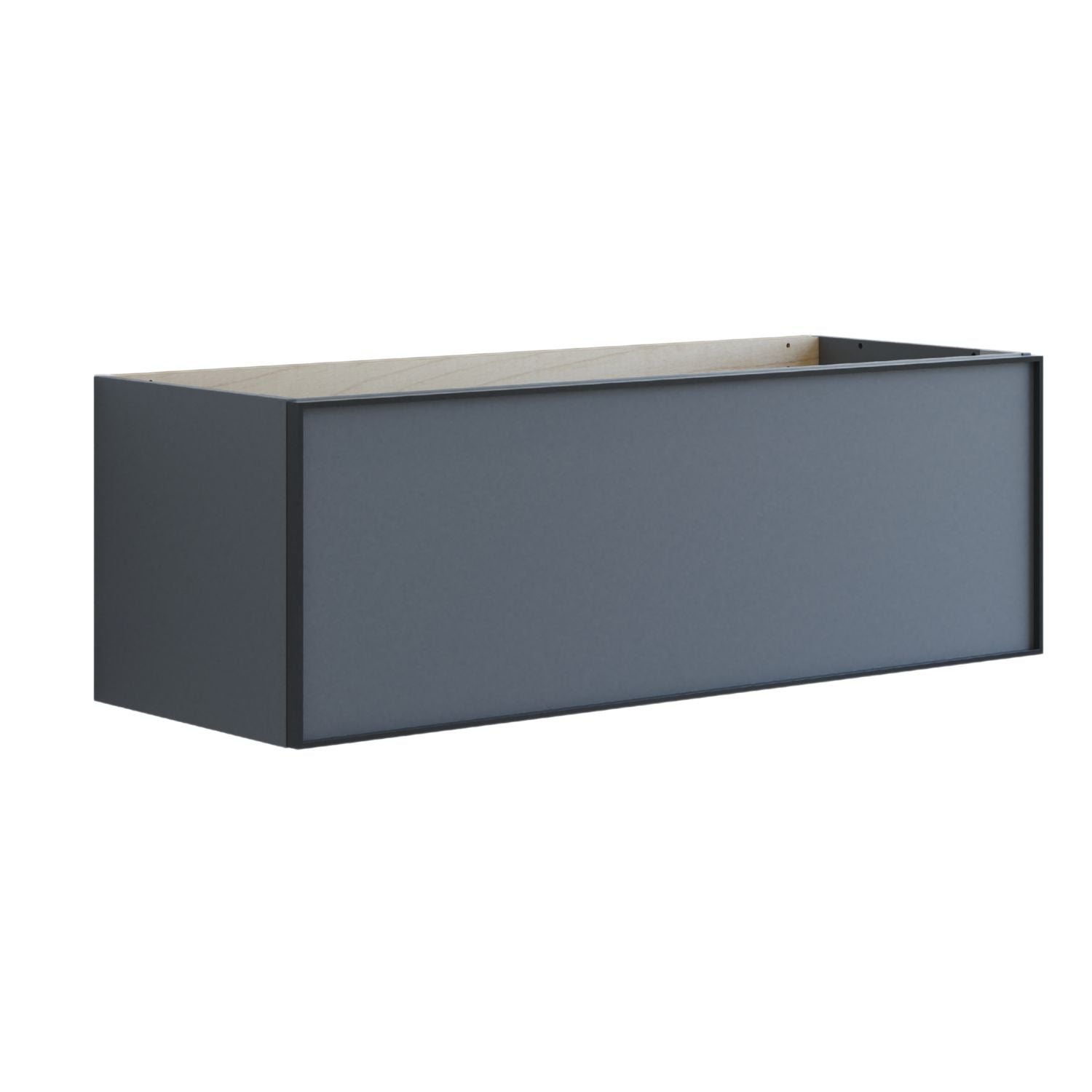 Dansani Inzo Alu-ramme svart Servantskap 1 skuff B60-120xH40xD44cm Grå matt / 120cm dobbel Dansani Servantskap DA-U18-8003