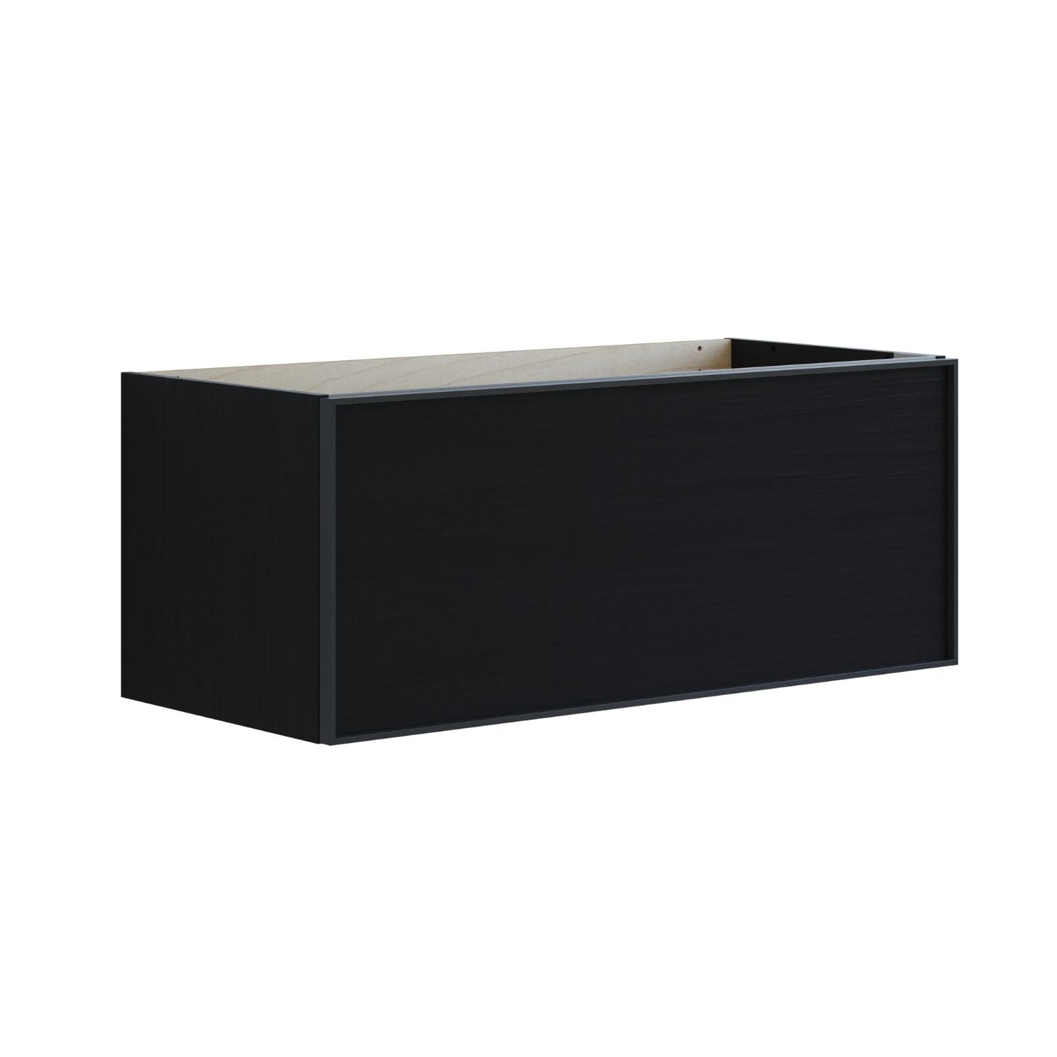 Dansani Inzo Alu-ramme svart Servantskap 1 skuff B60-120xH40xD44cm Svart eik / 100cm Dansani Servantskap DA-U16-8050