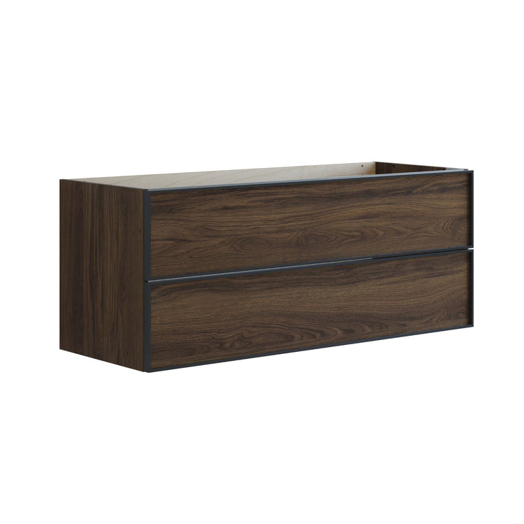 Dansani Inzo Alu-ramme Svart Servantskap 2 Skuff H48cm