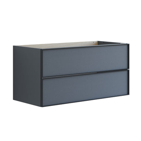 Dansani Inzo Alu-ramme Svart Servantskap 2 Skuff H48cm