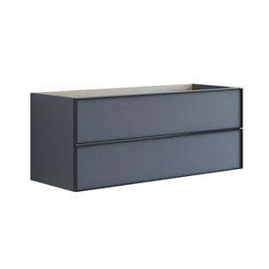 Dansani Inzo Alu-ramme Svart Servantskap 2 Skuff H48cm