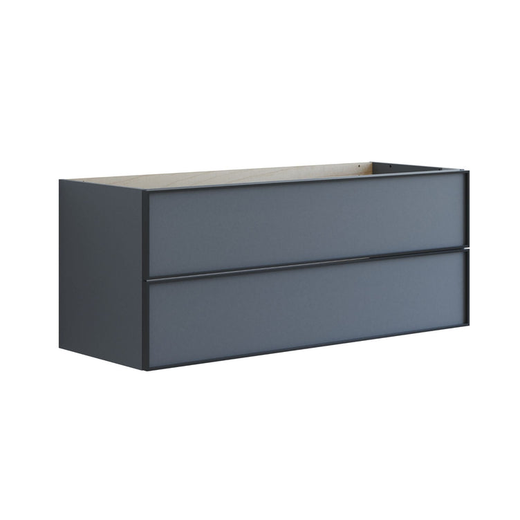 Dansani Inzo Alu-ramme Svart Servantskap 2 Skuff H48cm