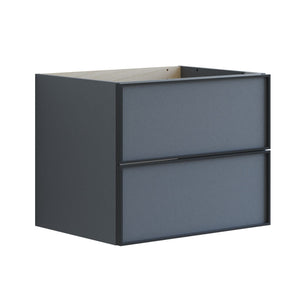 Dansani Inzo Alu-ramme Svart Servantskap 2 Skuff H48cm