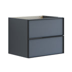 Dansani Inzo Alu-ramme Svart Servantskap 2 Skuff H48cm