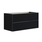 Dansani Inzo Alu-ramme Svart Servantskap 2 Skuff H48cm