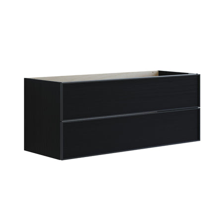 Dansani Inzo Alu-ramme Svart Servantskap 2 Skuff H48cm