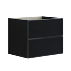 Dansani Inzo Alu-ramme Svart Servantskap 2 Skuff H48cm