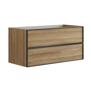 Dansani Inzo Alu-ramme Svart Servantskap 2 Skuff H48cm