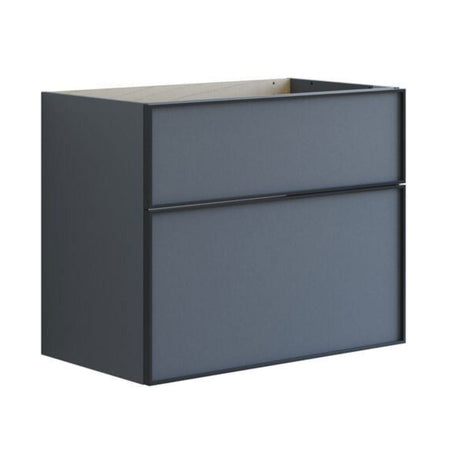 Dansani Inzo Alu-ramme svart Servantskap med ekstra stor underskuff