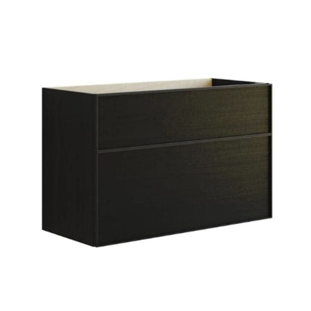 Dansani Inzo Alu-ramme svart Servantskap med ekstra stor underskuff