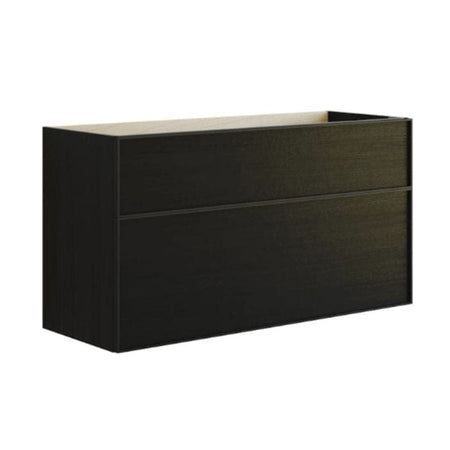 Dansani Inzo Alu-ramme svart Servantskap med ekstra stor underskuff