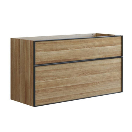 Dansani Inzo Alu-ramme svart Servantskap med ekstra stor underskuff