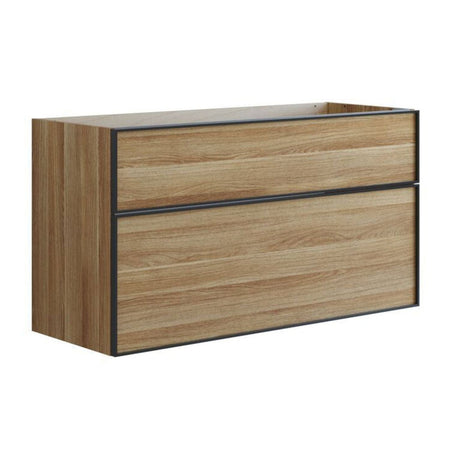 Dansani Inzo Alu-ramme svart Servantskap med ekstra stor underskuff