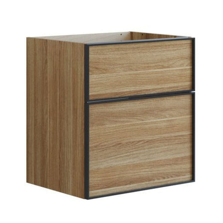 Dansani Inzo Alu-ramme svart Servantskap med ekstra stor underskuff