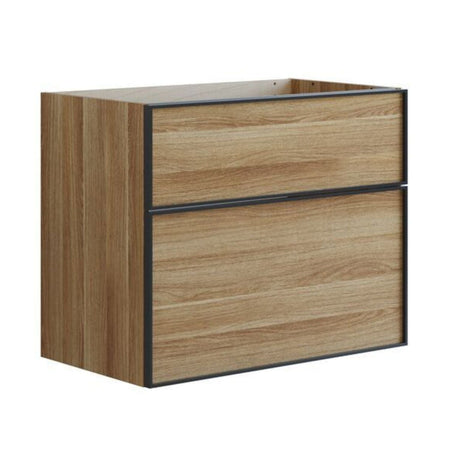 Dansani Inzo Alu-ramme svart Servantskap med ekstra stor underskuff