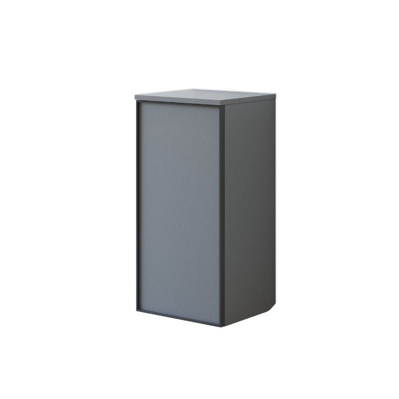 Dansani Inzo Alu-ramme svart Underskap 1 dør B40 Grå matt / 40cm / Versjon A høyre hengslet Dansani Sideskap bad DA-U43-8103