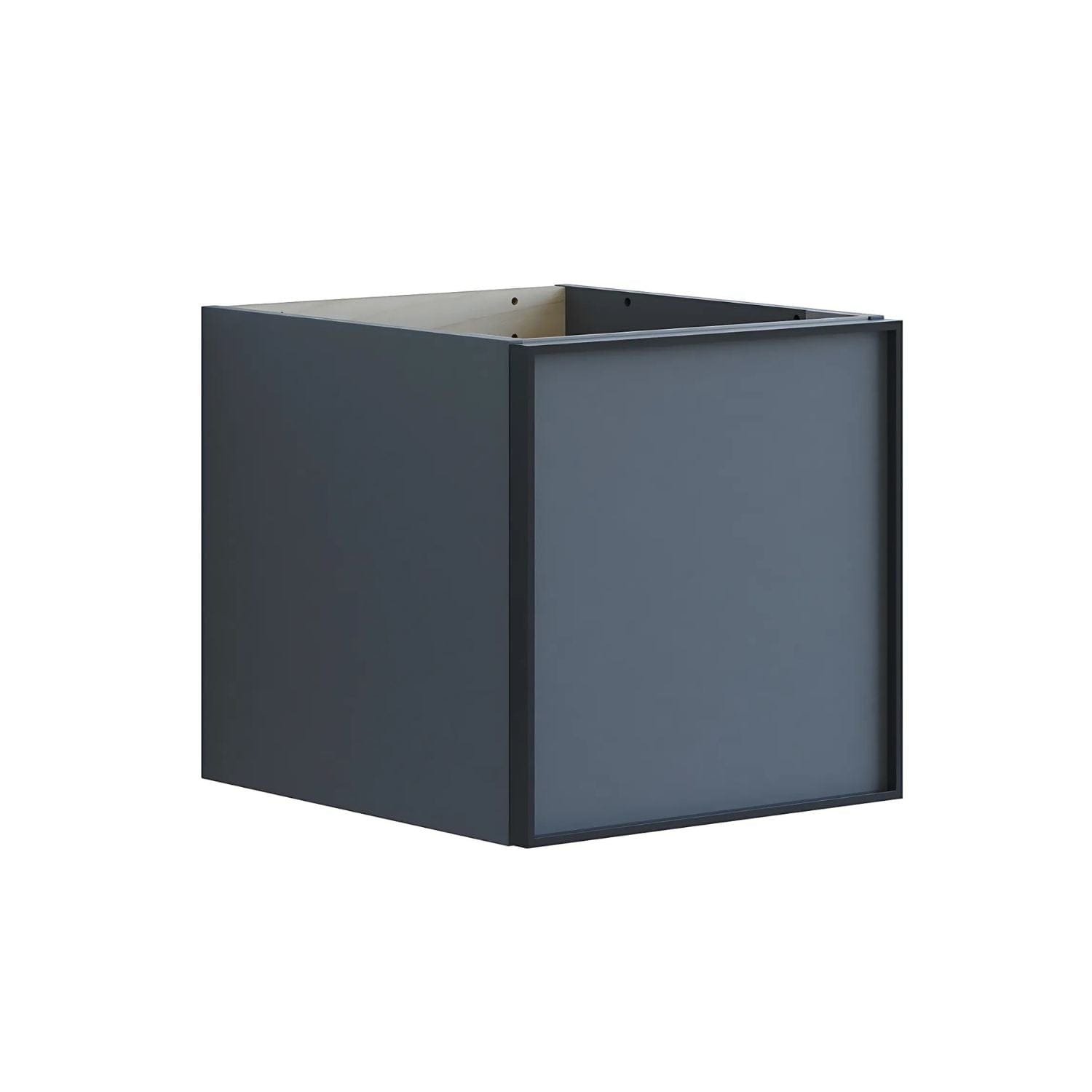 Dansani Inzo Alu-ramme svart Underskap 1 skuff B40xH40xD44cm Grå matt Dansani Sideskap bad DA-U51-8003