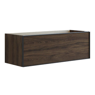 Dansani Inzo Alu-ramme svart Underskap 1 skuff B60-120xH40xD44cm