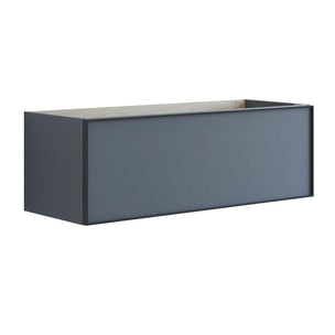 Dansani Inzo Alu-ramme svart Underskap 1 skuff B60-120xH40xD44cm