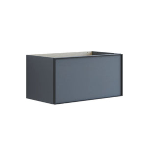 Dansani Inzo Alu-ramme svart Underskap 1 skuff B60-120xH40xD44cm