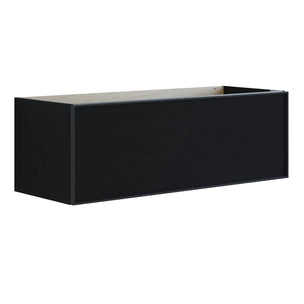 Dansani Inzo Alu-ramme svart Underskap 1 skuff B60-120xH40xD44cm