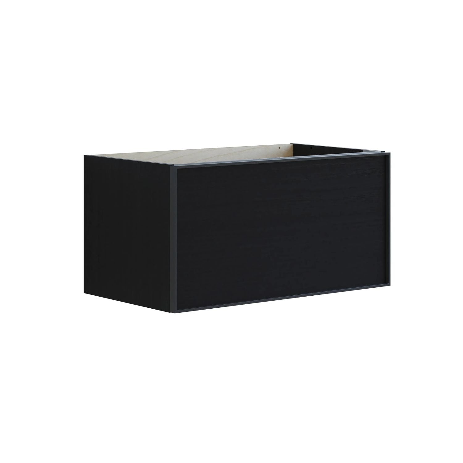 Dansani Inzo Alu-ramme svart Underskap 1 skuff B60-120xH40xD44cm Svart eik / 80cm Dansani Sideskap bad DA-U30-8050