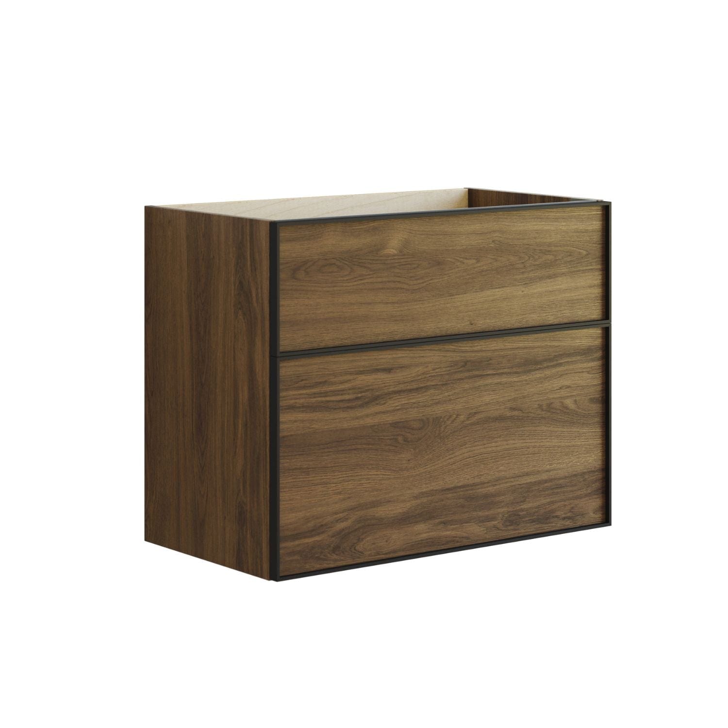 Dansani Inzo Alu-ramme svart Underskap 2 skuff Dansani Sideskap bad