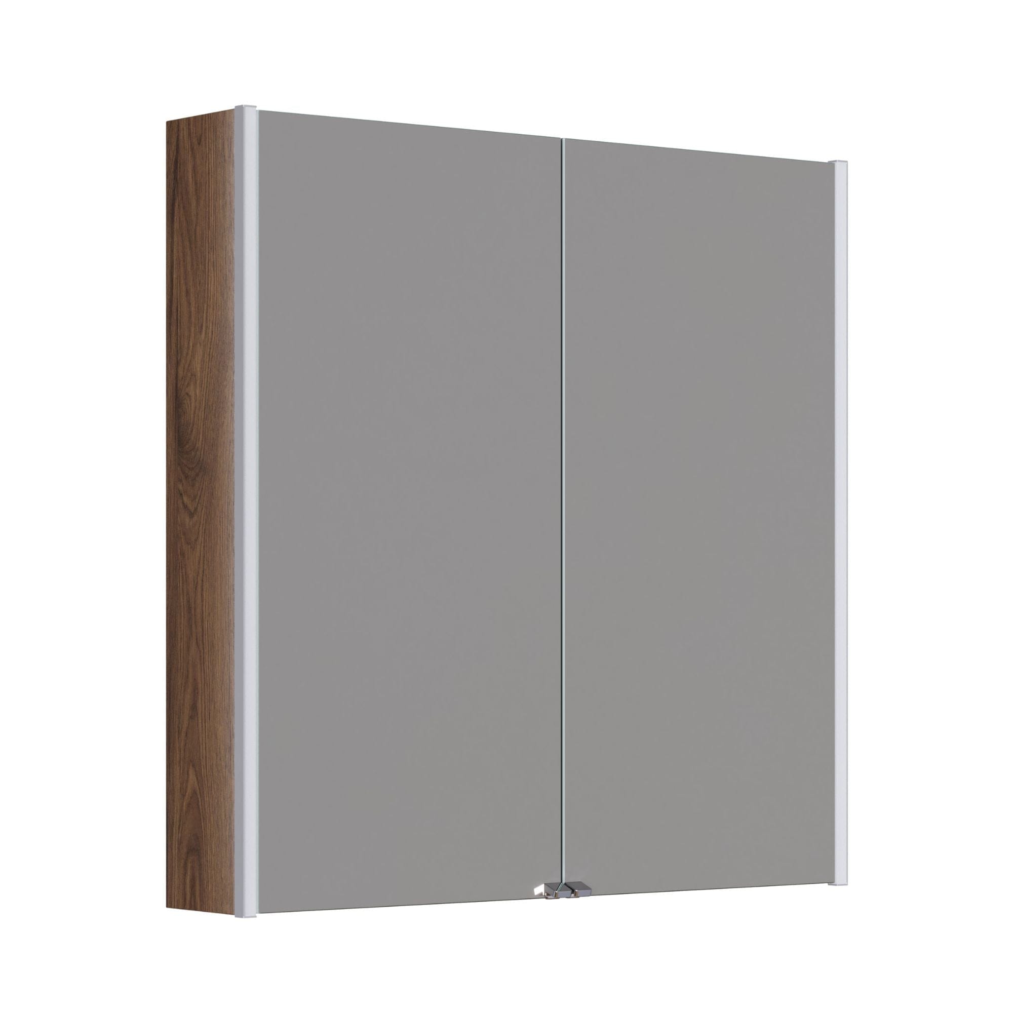 Dansani Inzo Ambi speilskap 2 dører Brun eik / 80cm Dansani Speilskap DA-S898-152