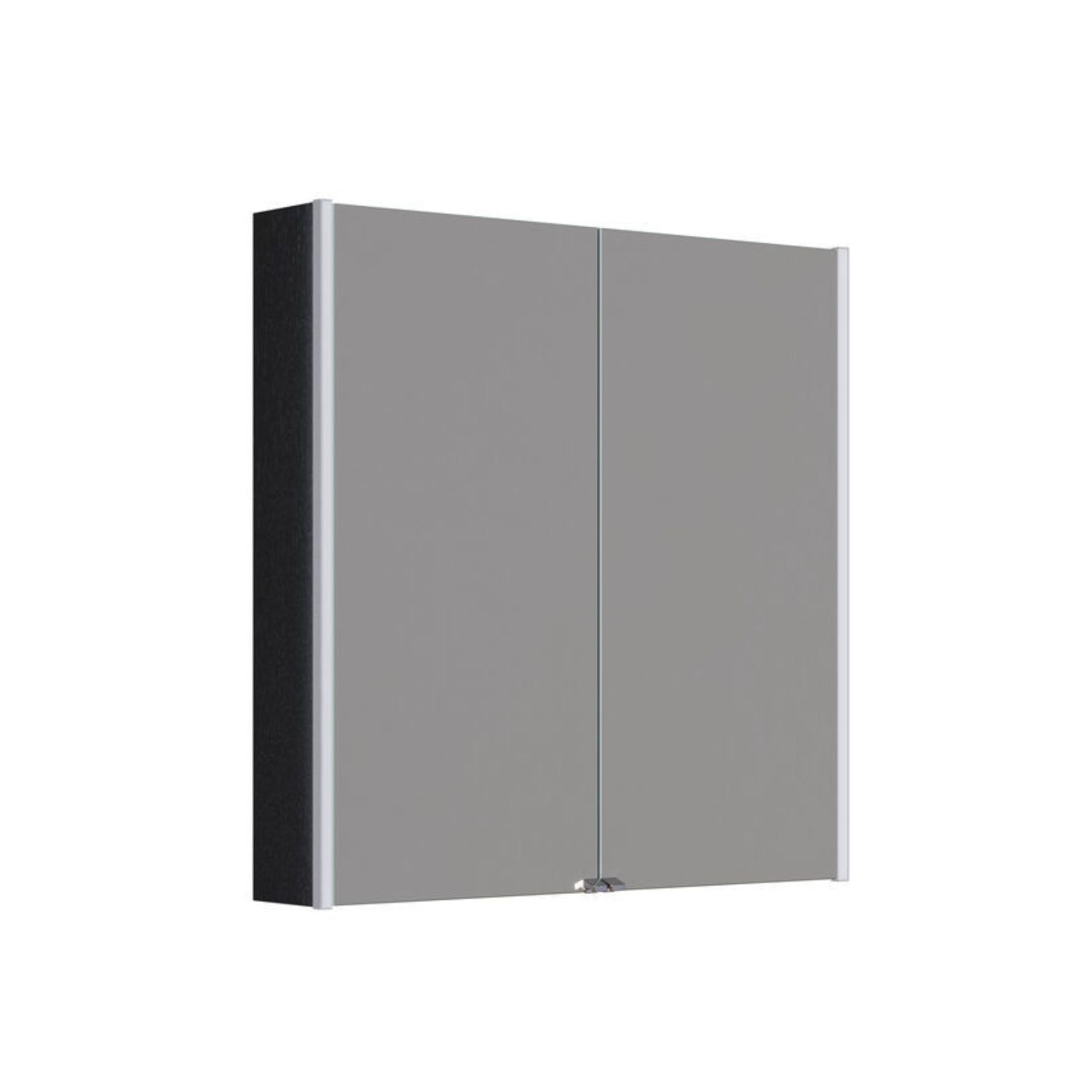 Dansani Inzo Ambi speilskap 2 dører Eik noir / 80cm Dansani Speilskap DA-S898-144