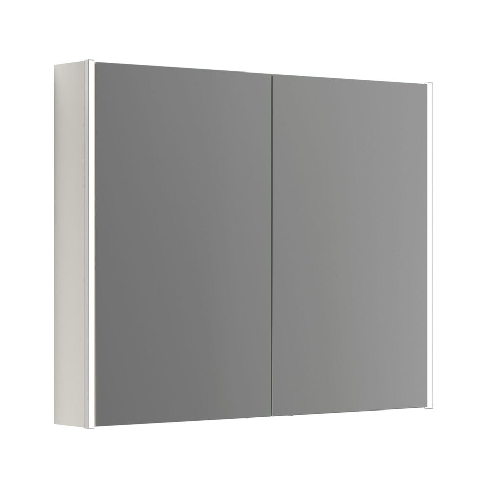 Dansani Inzo Ambi speilskap 2 dører Hvit matt folie / 100cm Dansani Speilskap DA-S590-143