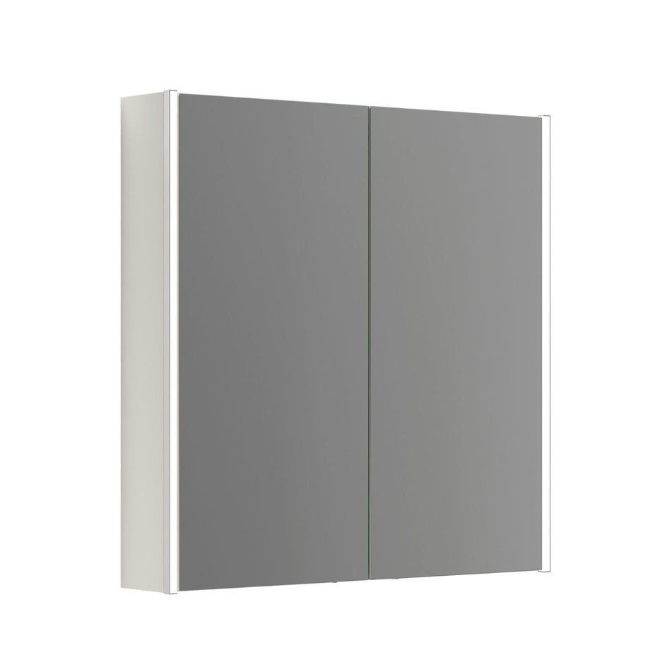 Dansani Inzo Ambi speilskap 2 dører Hvit matt folie / 80cm Dansani Speilskap DA-S598-143