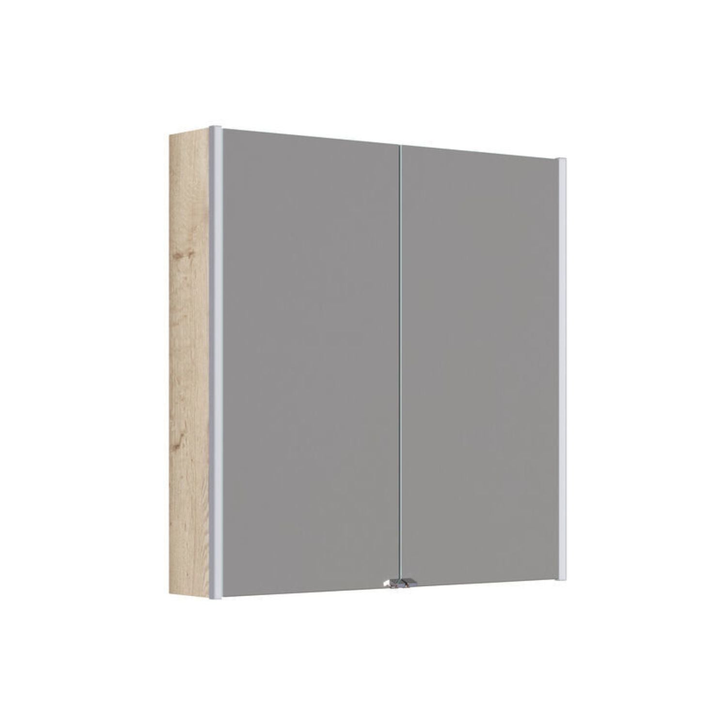 Dansani Inzo Ambi speilskap 2 dører Natur eik / 80cm Dansani Speilskap DA-S898-149