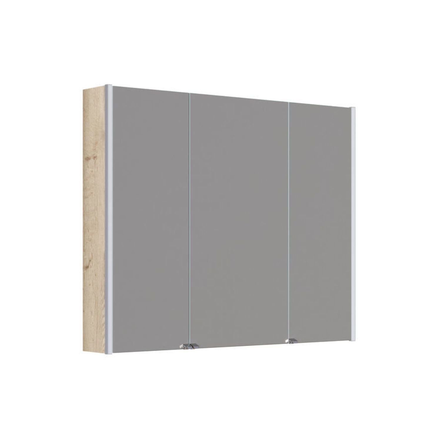 Dansani Inzo Ambi speilskap 3 dører Natur eik / 100cm Dansani Speilskap DA-S891-149