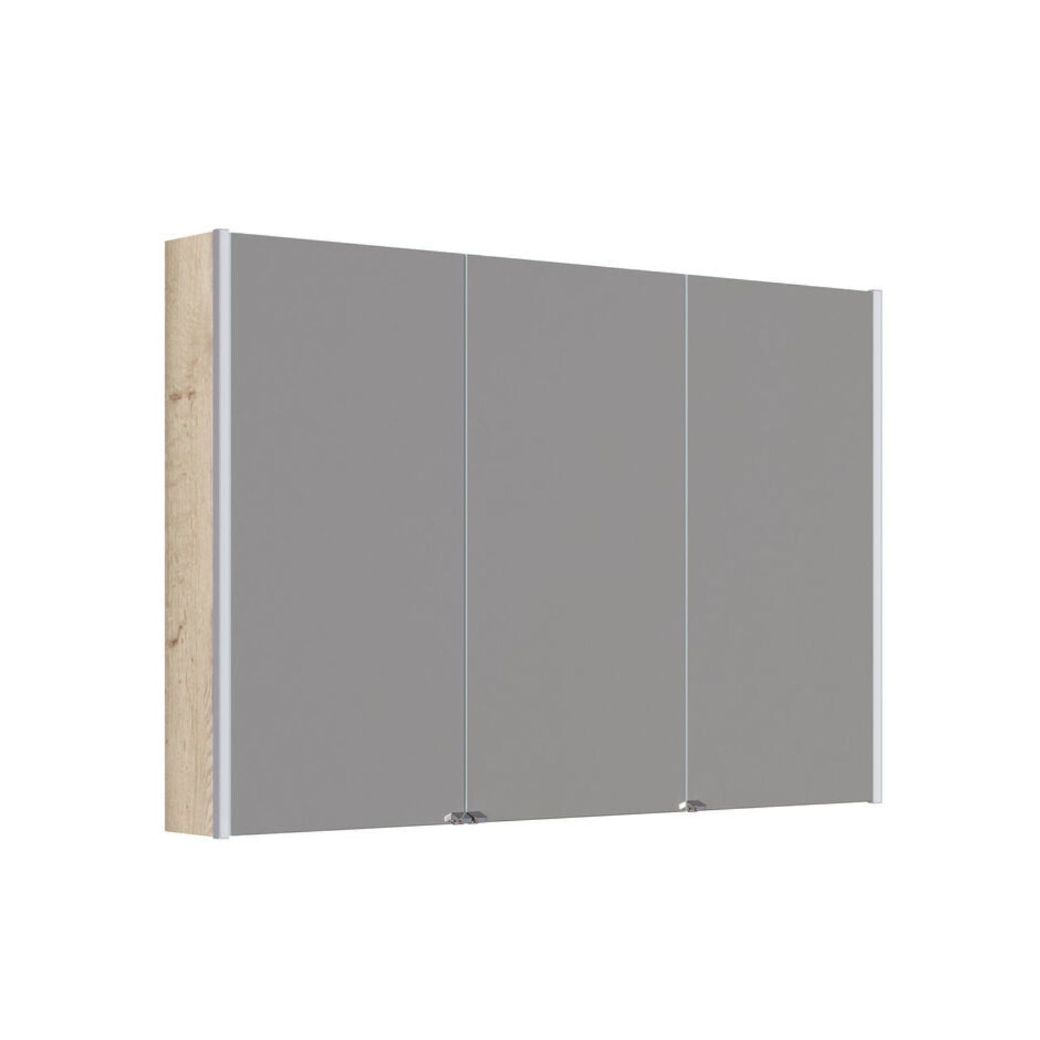 Dansani Inzo Ambi speilskap 3 dører Natur eik / 120cm Dansani Speilskap DA-S893-149