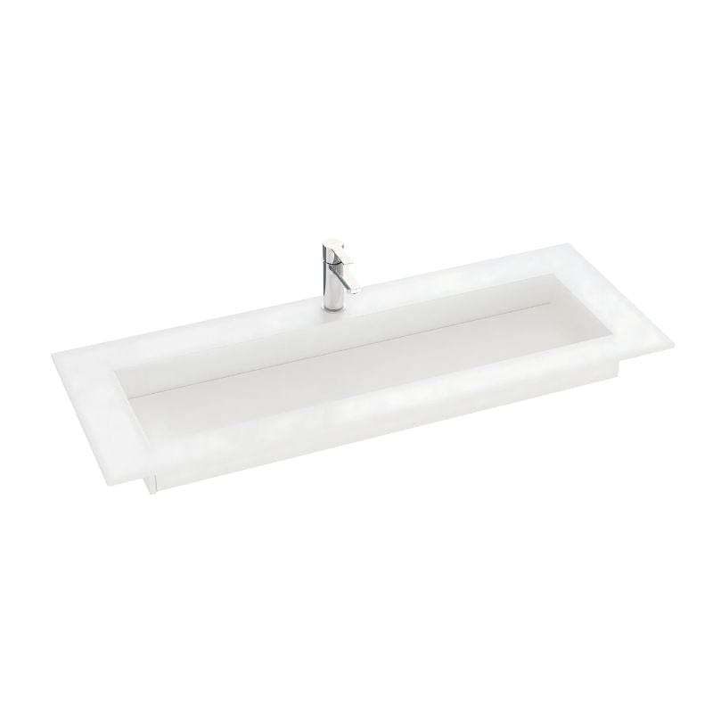 Dansani Inzo Angular Servant B60-165xH1,20xD45,50cm Blanco Zeus / 120cm Dansani Møbelservant DA-338812111