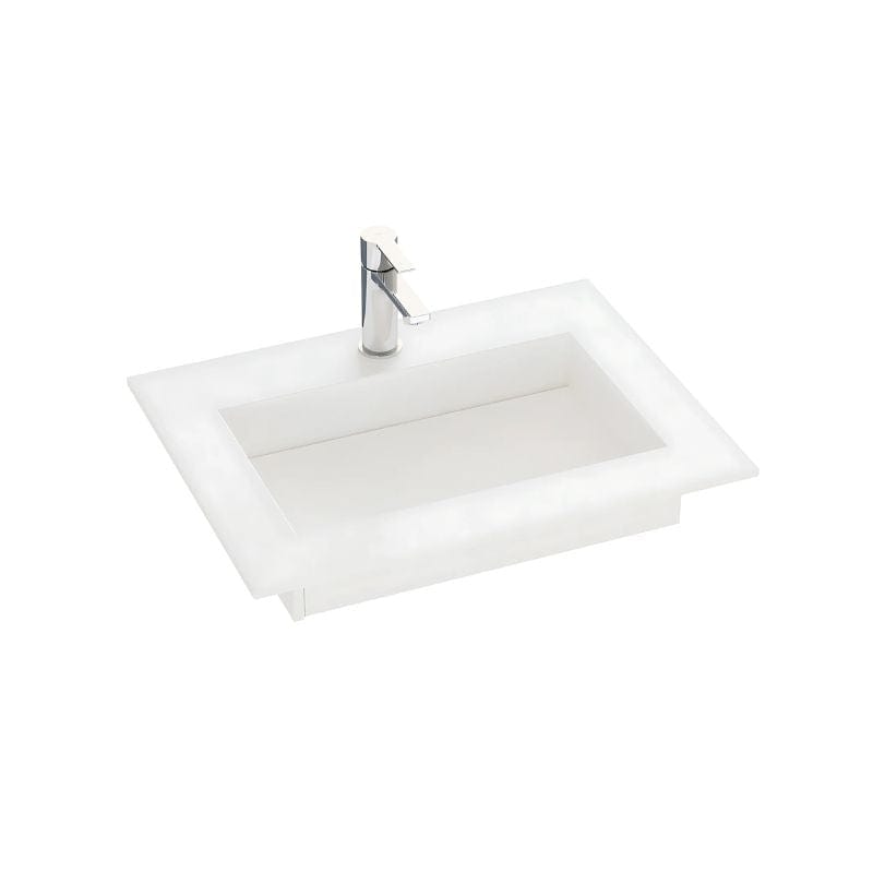 Dansani Inzo Angular Servant B60-165xH1,20xD45,50cm Blanco Zeus / 80cm Dansani Møbelservant DA-338808111