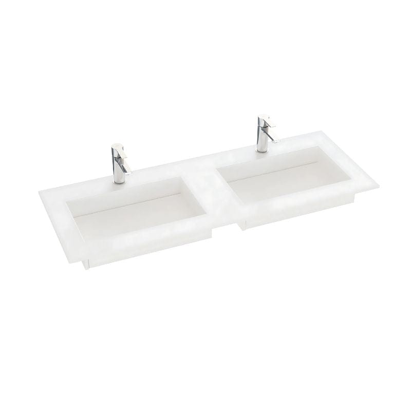 Dansani Inzo Angular Servant mål D45,50cm Blanco Zeus / 120-139cm dobbel Dansani Møbelservant DA-338812511