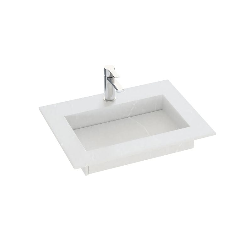 Dansani Inzo Angular Servant mål D45,50cm Blanco Zeus / 60-79cm Dansani Møbelservant DA-338806411