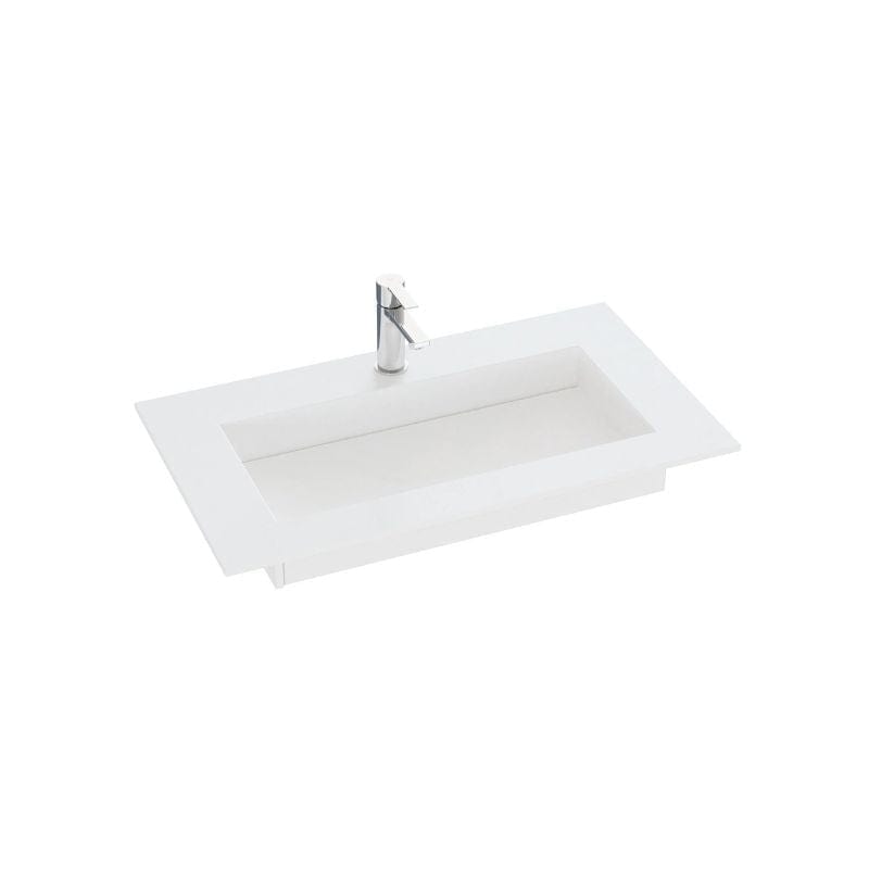 Dansani Inzo Angular Servant mål D45,50cm Blanco Zeus / 80-99cm Dansani Møbelservant DA-338808411